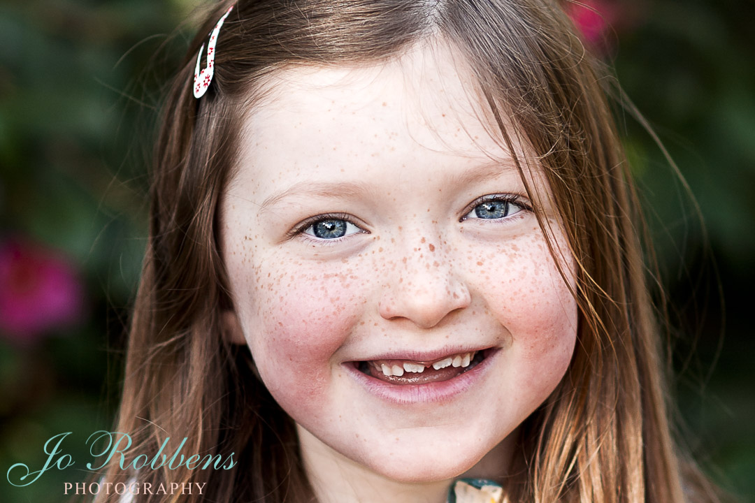 Portrait of a child in Bushy Park - Family Photography