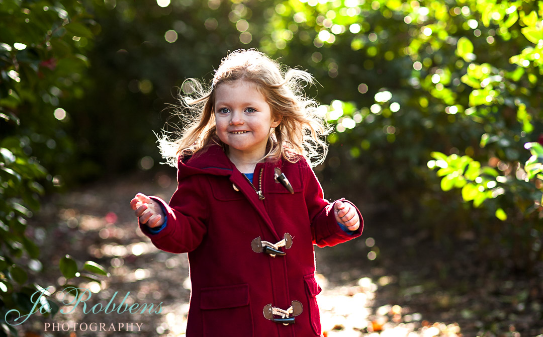 Child having fun in the park 