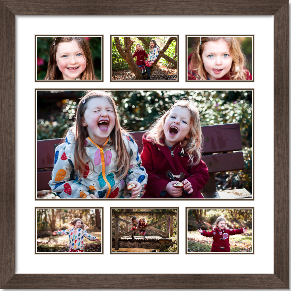 A collage of images in a bespoke Storyboard Frame - Jo Robbens Photography