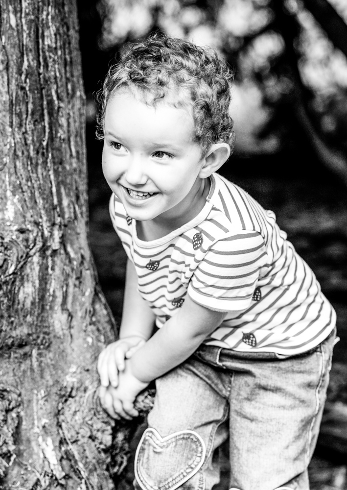 Hide and seek on Surrey Family Photoshoot