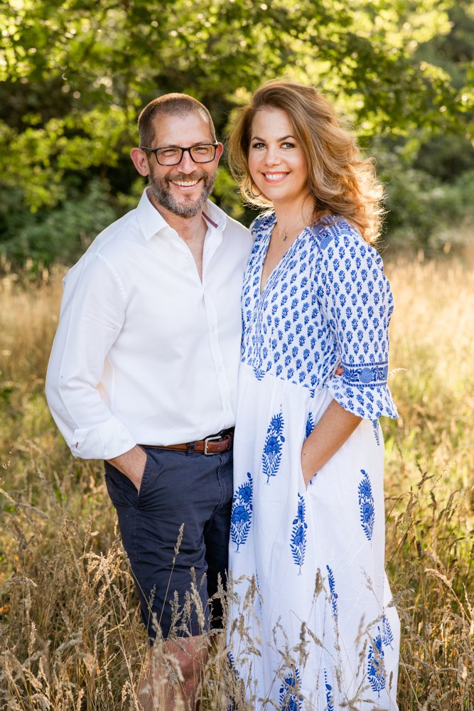 Couple on Family photoshoot in Esher