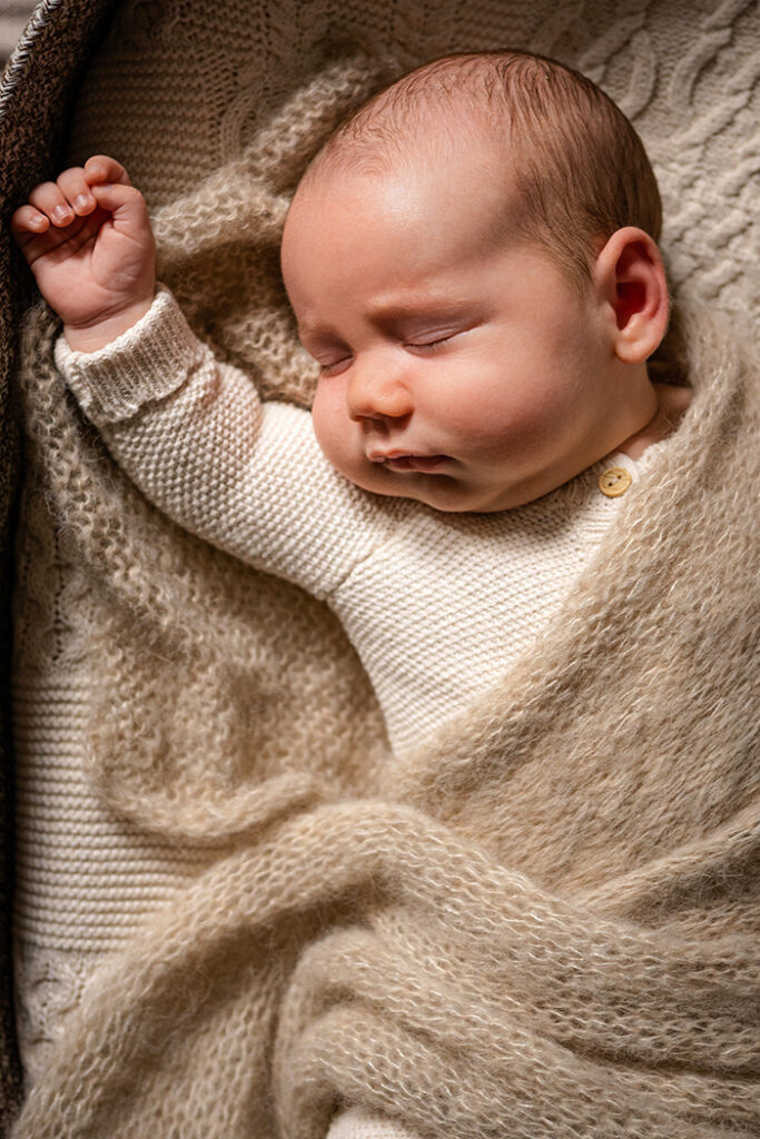 At home newborn photoshoot in Chelsea