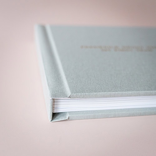 Fine art album from a family photoshoot