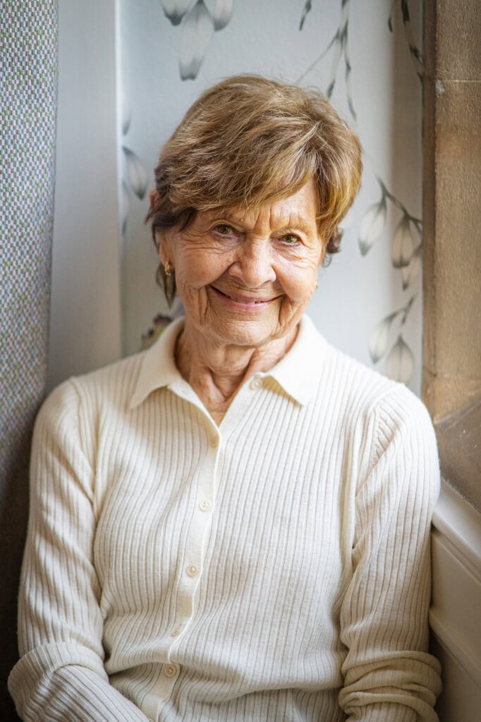 The great grandparent smiling. The importance of having Grandparents in your family Photography Jo Robbens photography