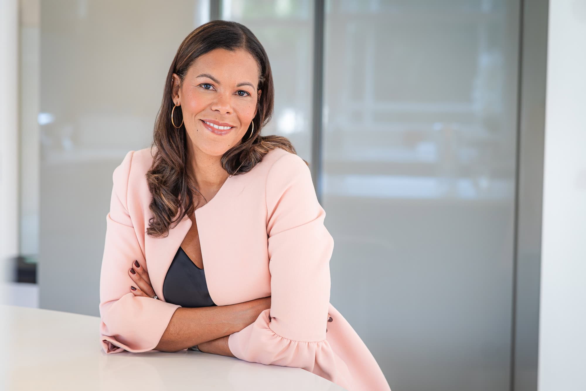 Image of a business coach during a personal branding session